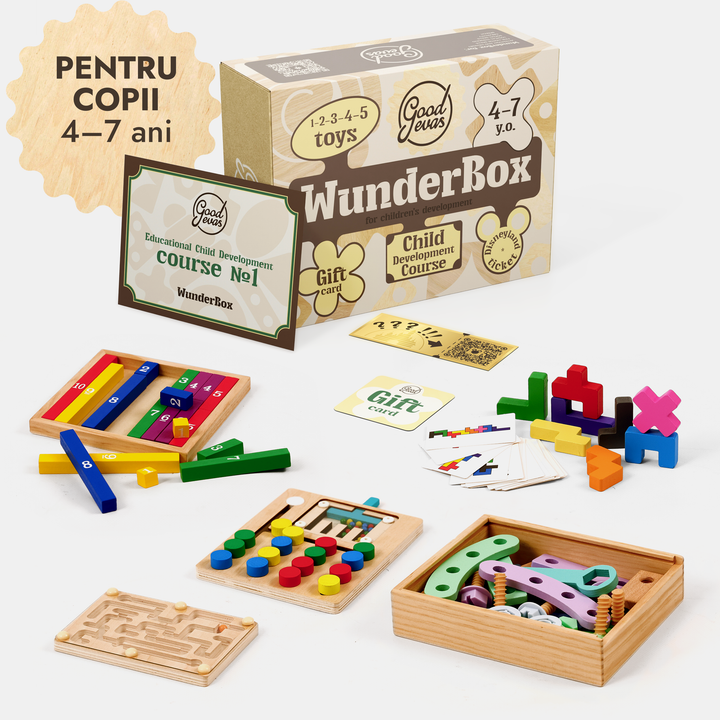 WunderBox 4-7 ani – cutie educațională pentru copii