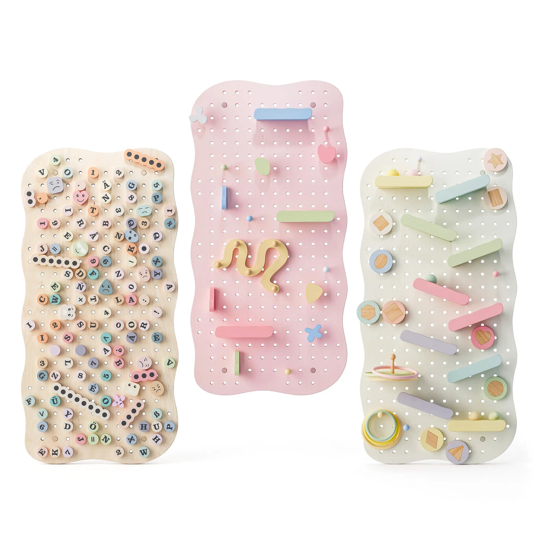 Pegboard din lemn pentru camera copiilor — GoodevasBoard