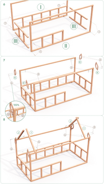 Pat căsuță Montessori