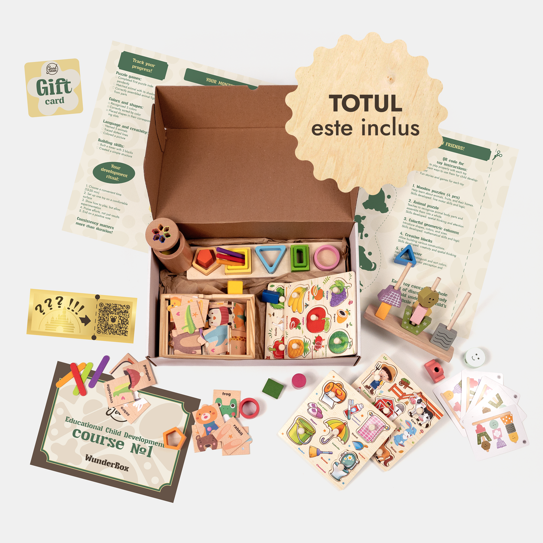WunderBox 1-3 ani – cutie educațională pentru copii mici