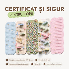 Pegboard din lemn pentru camera copiilor — GoodevasBoard