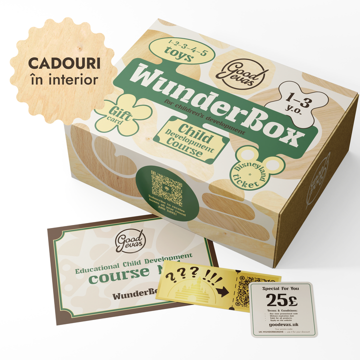 WunderBox 1-3 ani – cutie educațională pentru copii mici
