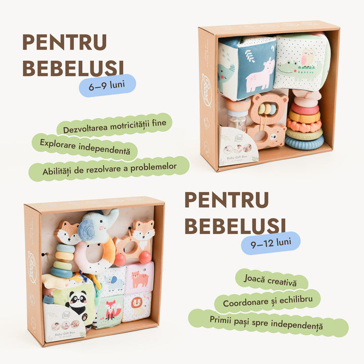 BabyBox — Kituri de joacă pentru primul an (0–12 luni)