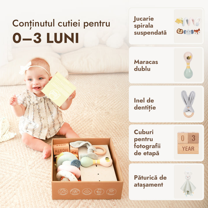 BabyBox — Kituri de joacă pentru primul an (0–12 luni)