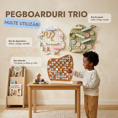 Pegboard din lemn pentru camera copiilor — GoodevasBoard