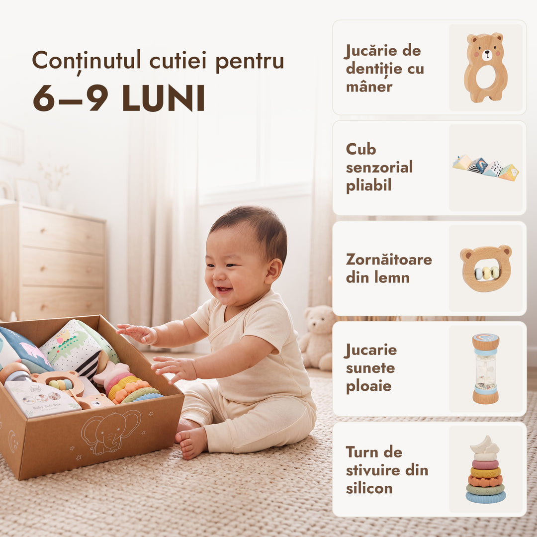 BabyBox — Kituri de joacă pentru primul an (0–12 luni)