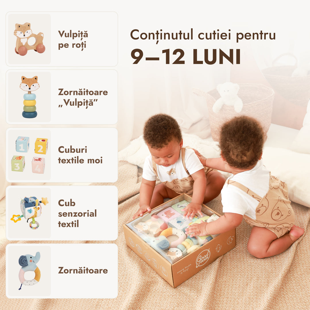 BabyBox — Kituri de joacă pentru primul an (0–12 luni)