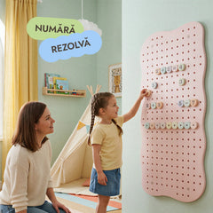 Pegboard din lemn pentru camera copiilor — GoodevasBoard
