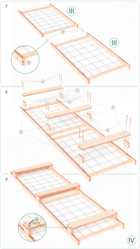 Structură de cățărat de interior 7 în 1