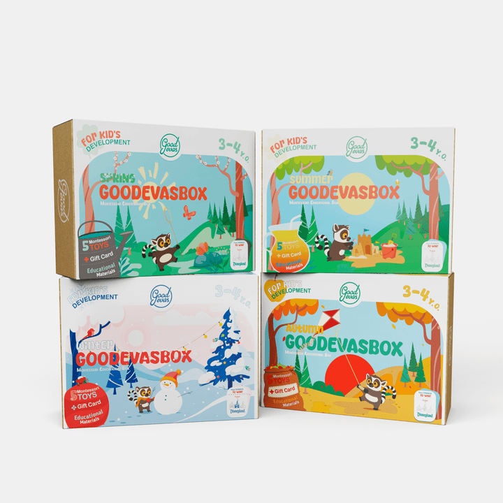 Abonament anual la seturi de joacă (3–4 ani) — GoodevasBox