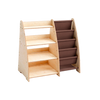 Raft Montessori 2 în 1 pentru cărți și jucării pentru copii mici